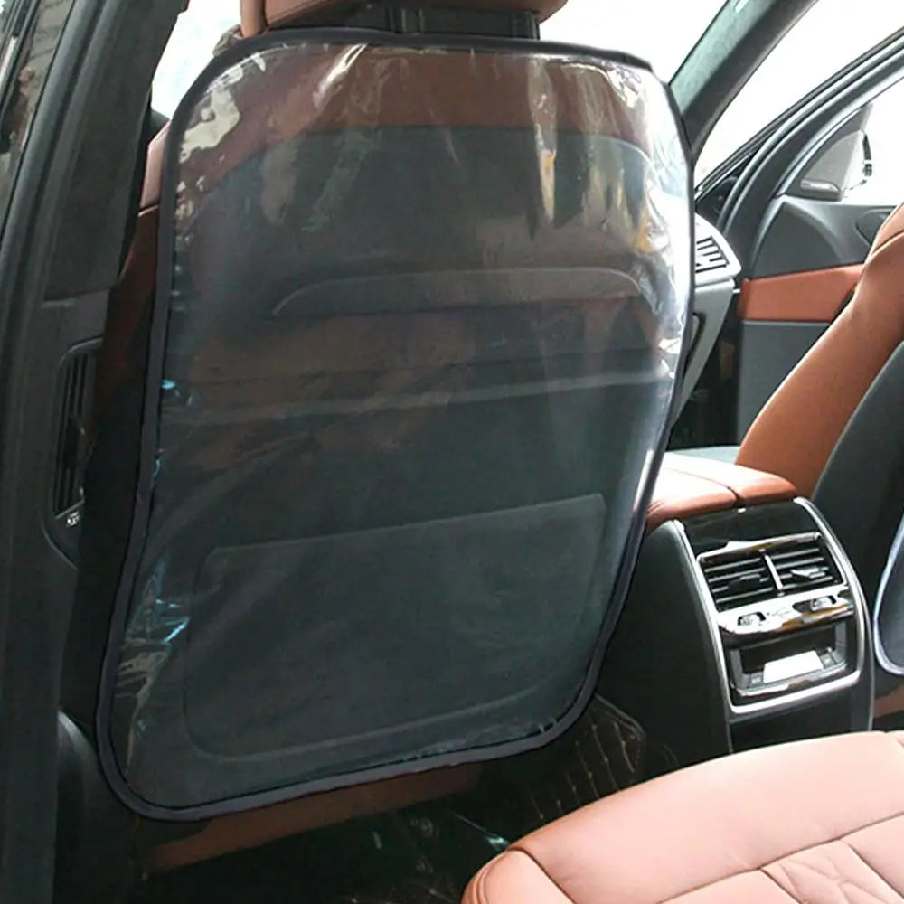 Protectores de Respaldo de Asiento de Coche, Protectores de Asiento Trasero con Lámina de PE, Protector de Asiento para Vehículos, Protege de la Suciedad y el Barro
