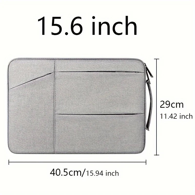 Laptopveske 14 15,6 tommers etui til Macbook M1 M2 Air 13 A2681 M3 Pro 14 16 2024 15,4 HP Dell Lenovo bærbar PC-veske