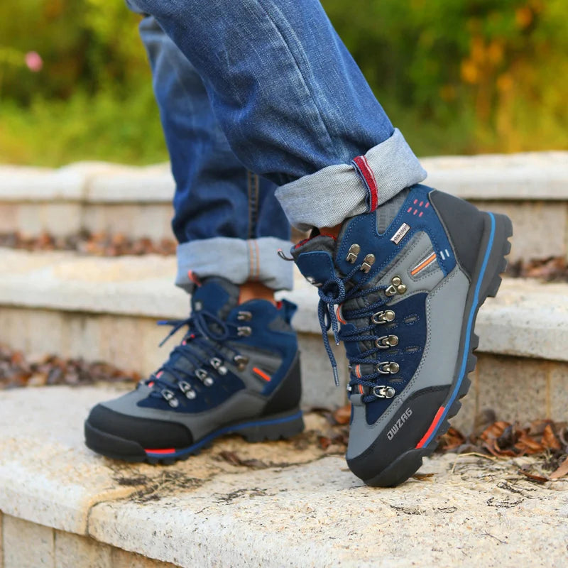Zapatillas de Senderismo para Hombre Zapatillas de Montaña para Hombre Zapatillas de Deporte de Alta Calidad Moda Casual Botas de Nieve