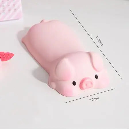 Nuevo y bonito soporte de muñeca para ratón, reposabrazos para ordenador portátil, escritorio ergonómico, juguetes Kawaii de aumento lento