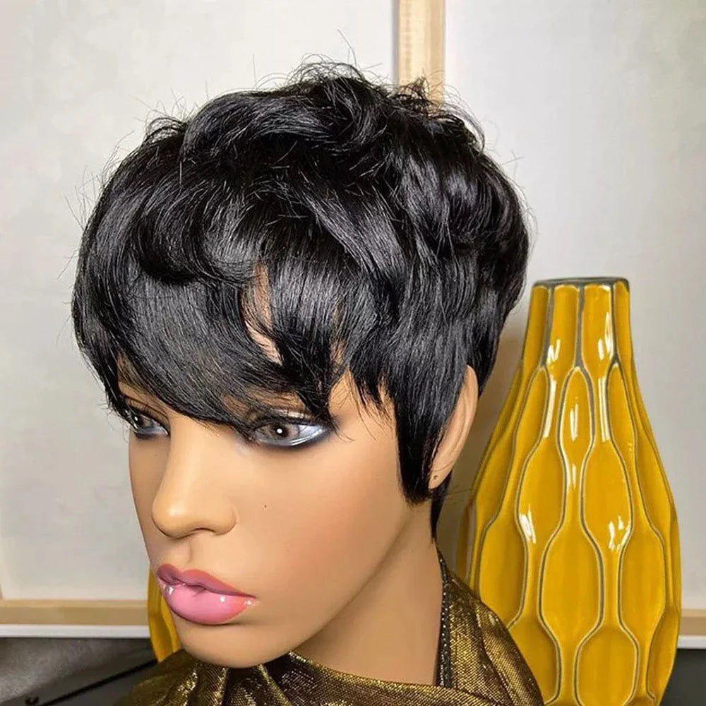 Pixie Cut Human Hair Wig