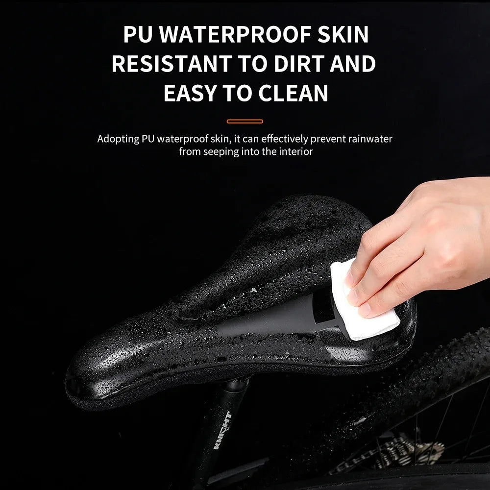 Funda de gel suave para asiento de bicicleta ESLNF – Impermeable, antideslizante y cómoda con absorción de impactos