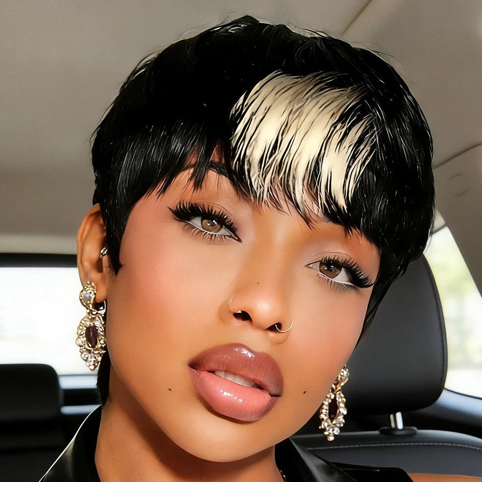 Blonde Mix Pixie Wig