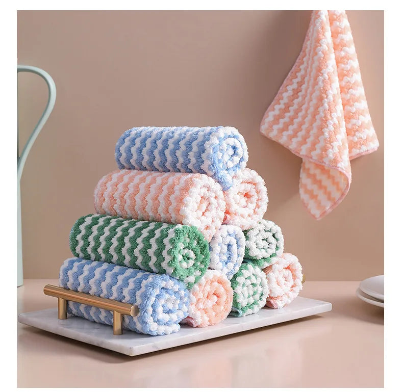 Toalla de Microfibra para Cocina – Absorbente, Antiadherente y de Secado Rápido