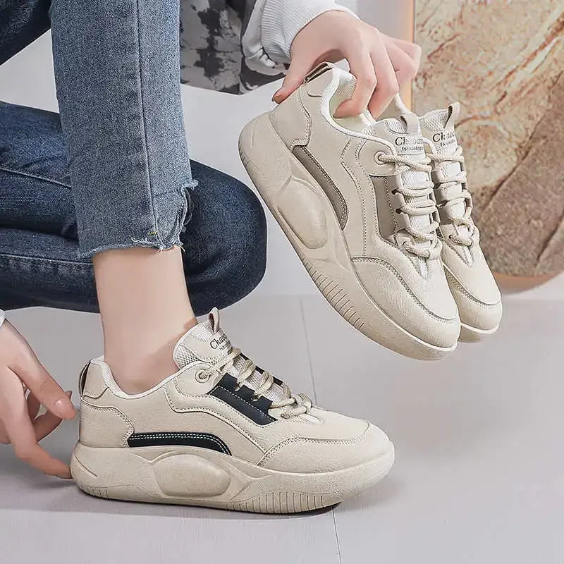 Rubber Sole Camp Flat Ladies Shoes Chunky Women's Original Sneakers Womens Loafer Sport Brand Name Womenshoes Snekaers