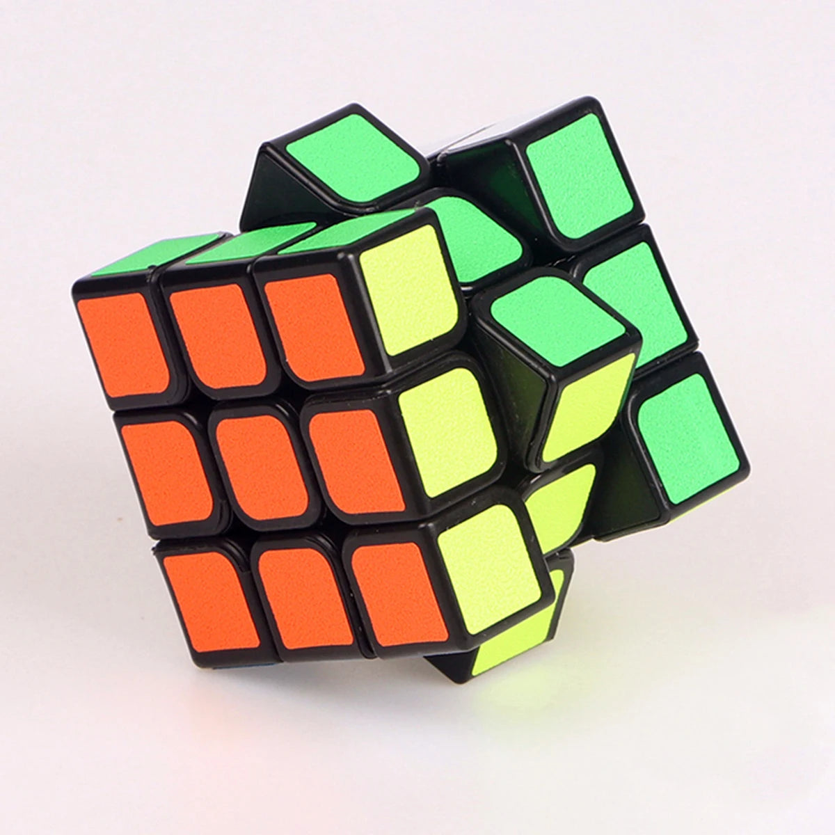 3x3x3 Rompecabezas 3D divertido para aliviar el estrés, mejorar la concentración, juego de velocidad suave profesional, con bloqueo de color, juguete de regalo para niños