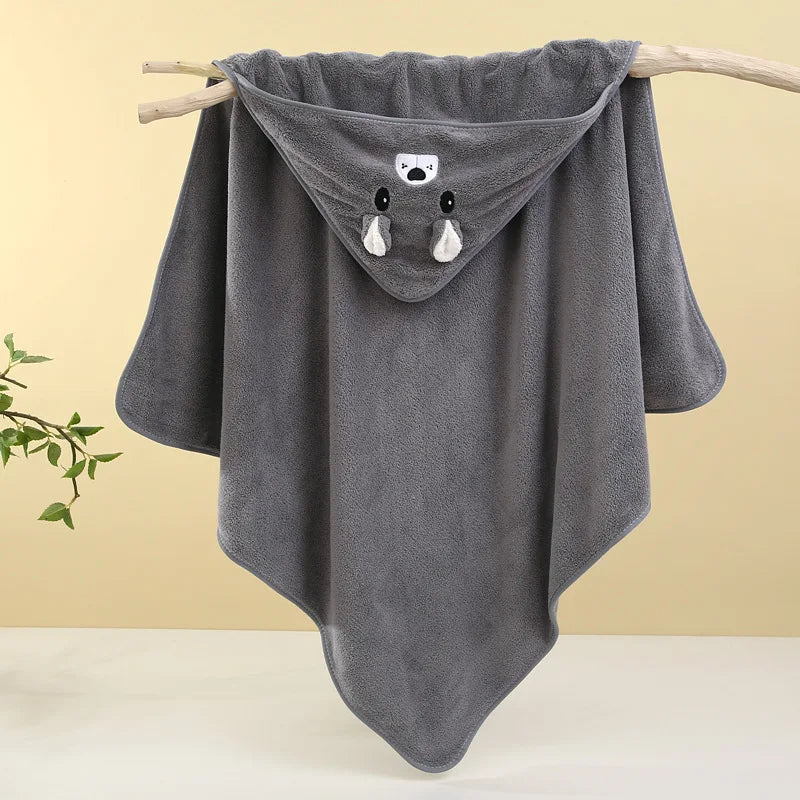 Linda Toalla de Baño para Bebé, Suave y Absorbente, Envoltura para Recién Nacidos, Mantas para Bebés Niñas y Niños