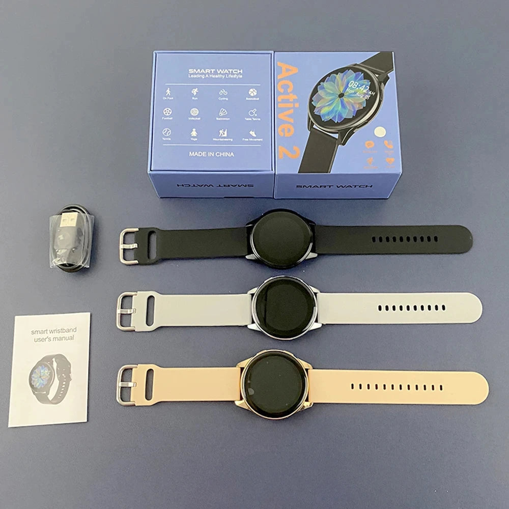 LIGE Nuevo reloj inteligente carga inalámbrica Smartwatch llamadas Bluetooth relojes hombres mujeres pulsera de fitness esfera personalizada + caja