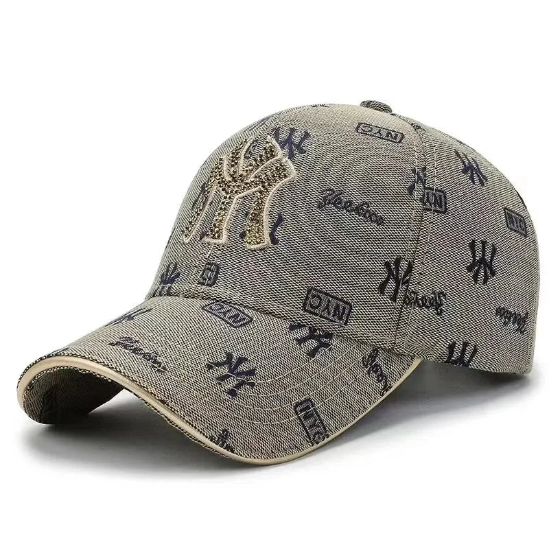 Gorras de béisbol nuevas de primavera y otoño para hombre y mujer, gorras con letras bordadas de moda coreana, sombreros para el sol para viajes y ocio al aire libre