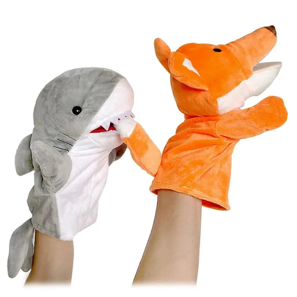 for Children Stuffed Toys Stuffed Animals Bear Shark Stuffed Toys Hand Finger Puppet Finger Puppet Animal Puppet Plushed Doll