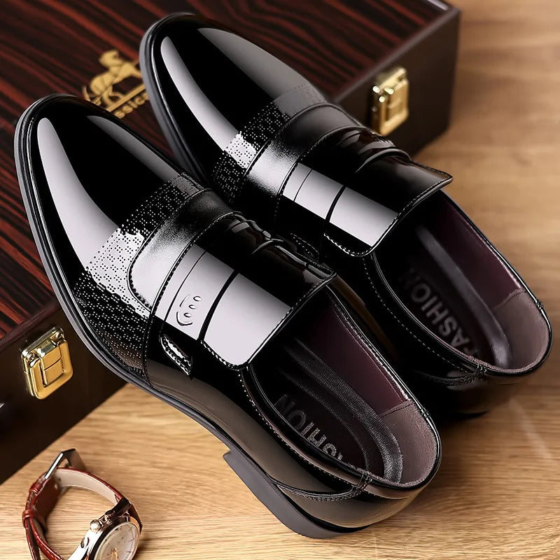 Zapatos de lujo de cuero para hombre, de vestir, estilo retro, tallados, con cordones, tipo Oxford Brogue, para boda, hombre, formal, de negocios, de caballero, para oficina