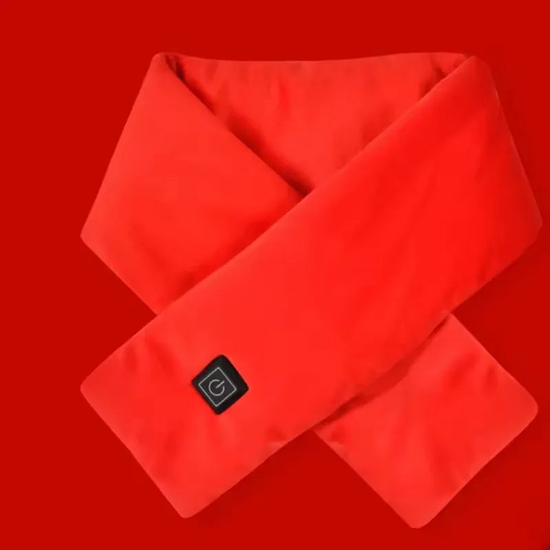 Écharpe chauffante USB pour femmes et hommes, 3 niveaux de température, polaire lavable, chauffe-cou électrique, piles non incluses, idéale pour le camping
