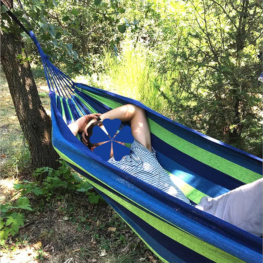 Hamaca para turistas Equipo de camping Hamacas Muebles de jardín Patio Hamacas colgantes para adultos Tienda de campaña Supervivencia al aire libre