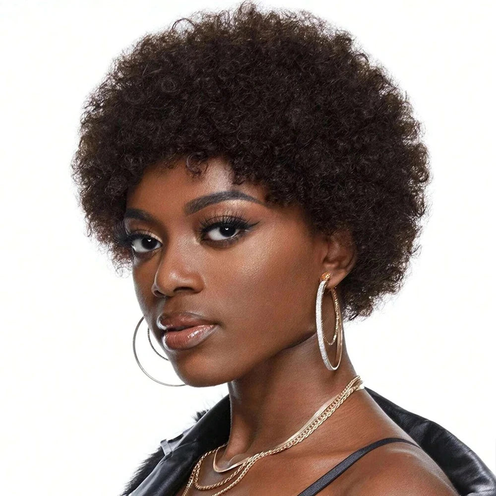 Kinky Curly Pixie Wig