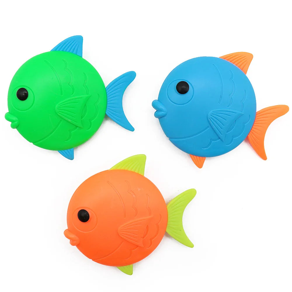 Juguetes de natación y buceo para niños con peces y delfines, boya para piscina, búsqueda del tesoro, buceo, diamantes de agua, juego de juguetes acuáticos para niños, juego reutilizable de regalo