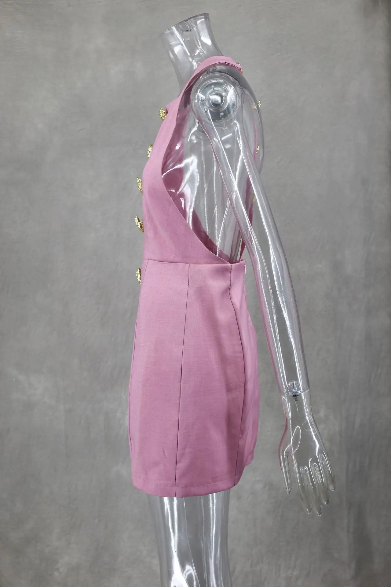 Elegante Vestido Blanco sin Mangas con Cuello Halter para Mujer, Vestido Mini Sexy sin Espalda para Fiesta en Club, Vestido de Verano Nuevo para Mujer