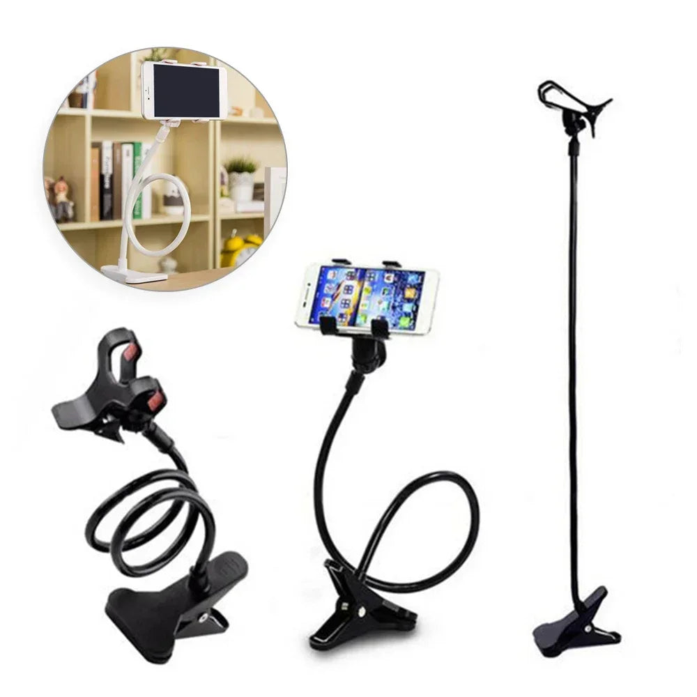 Soporte para teléfono móvil Flexible Ajustable Soporte para teléfono móvil Clip de soporte Teléfono Hogar Cama Soporte de escritorio Soporte para smartphone