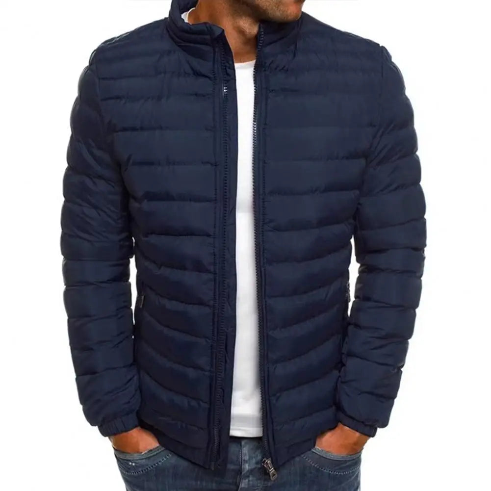 Men’s Stand Collar Puffer Jacket