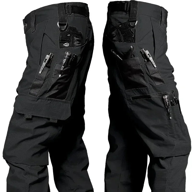 Pantalones de trabajo tácticos nuevos para hombre, pantalones cargo para exteriores, pantalones impermeables multibolsillos, ropa de trabajo para exteriores de otoño y primavera, pantalones de senderismo