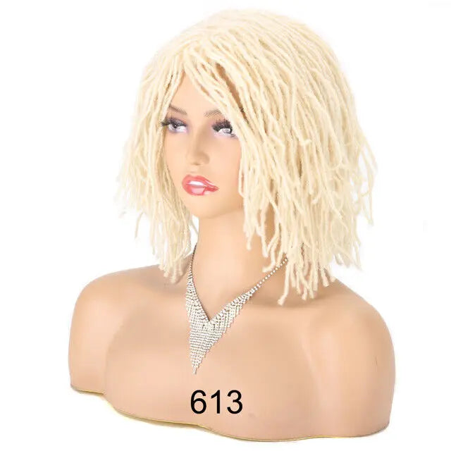 Micro Dreads Wig for Women/Men Thin Dreadlocks Wig Afro Twist Crochet Braids Wig