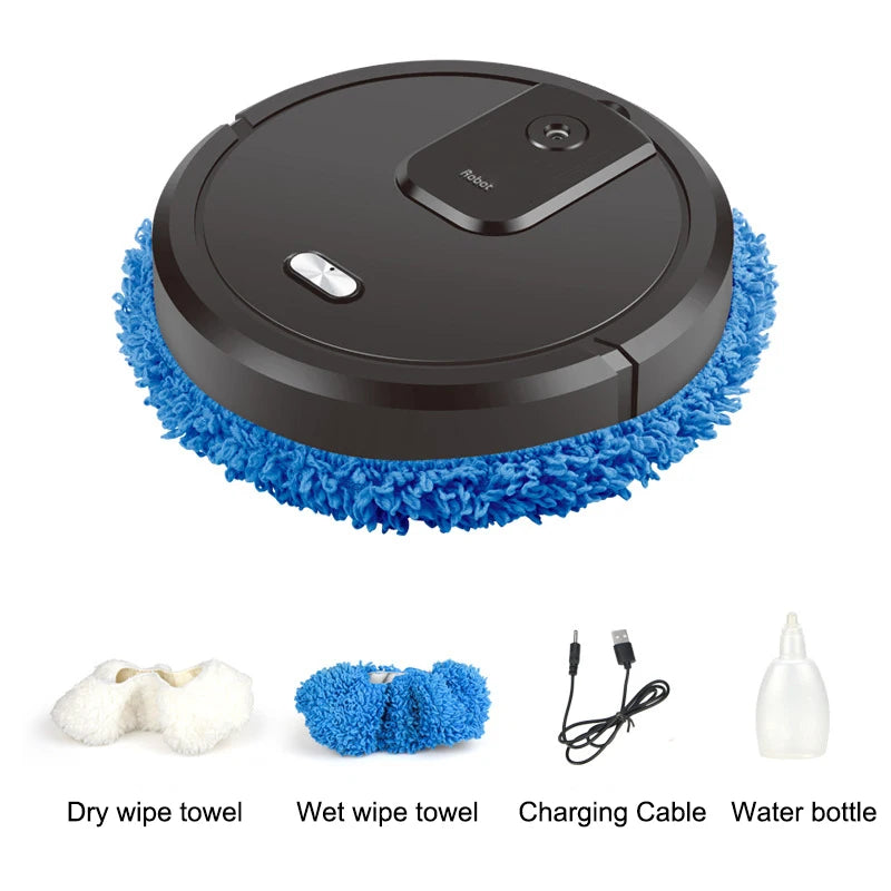 2024 Smart Sweeping and Mop Robot Vacuum Cleaner Dry and Wet Mopping Rechargeable Robot Home Appliance with Humidifying Spray