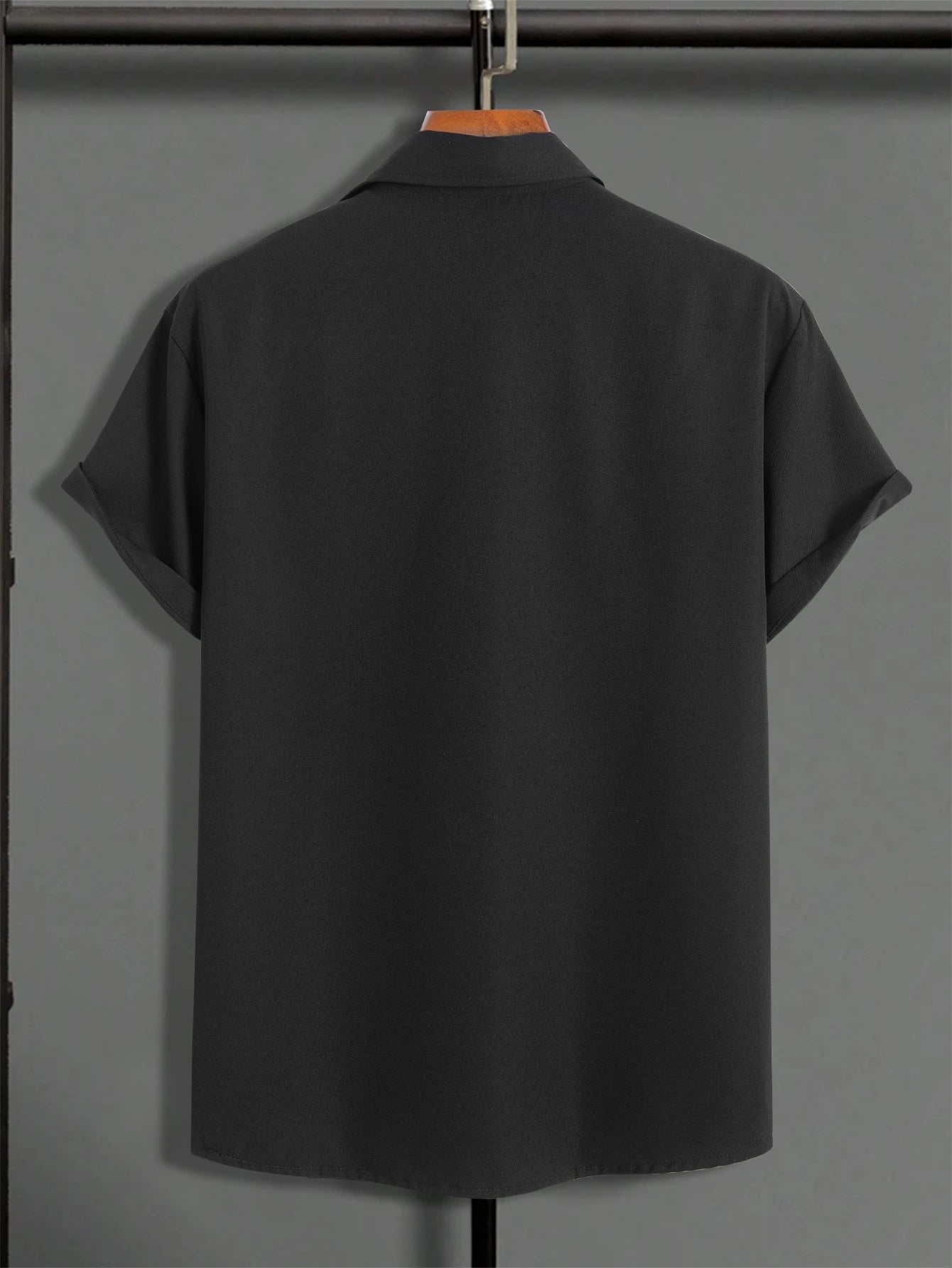 Chemise à manches courtes pour homme Muscle chemise de fitness pour homme été sport homme élastique respirant Slim show muscle chemise à manches courtes