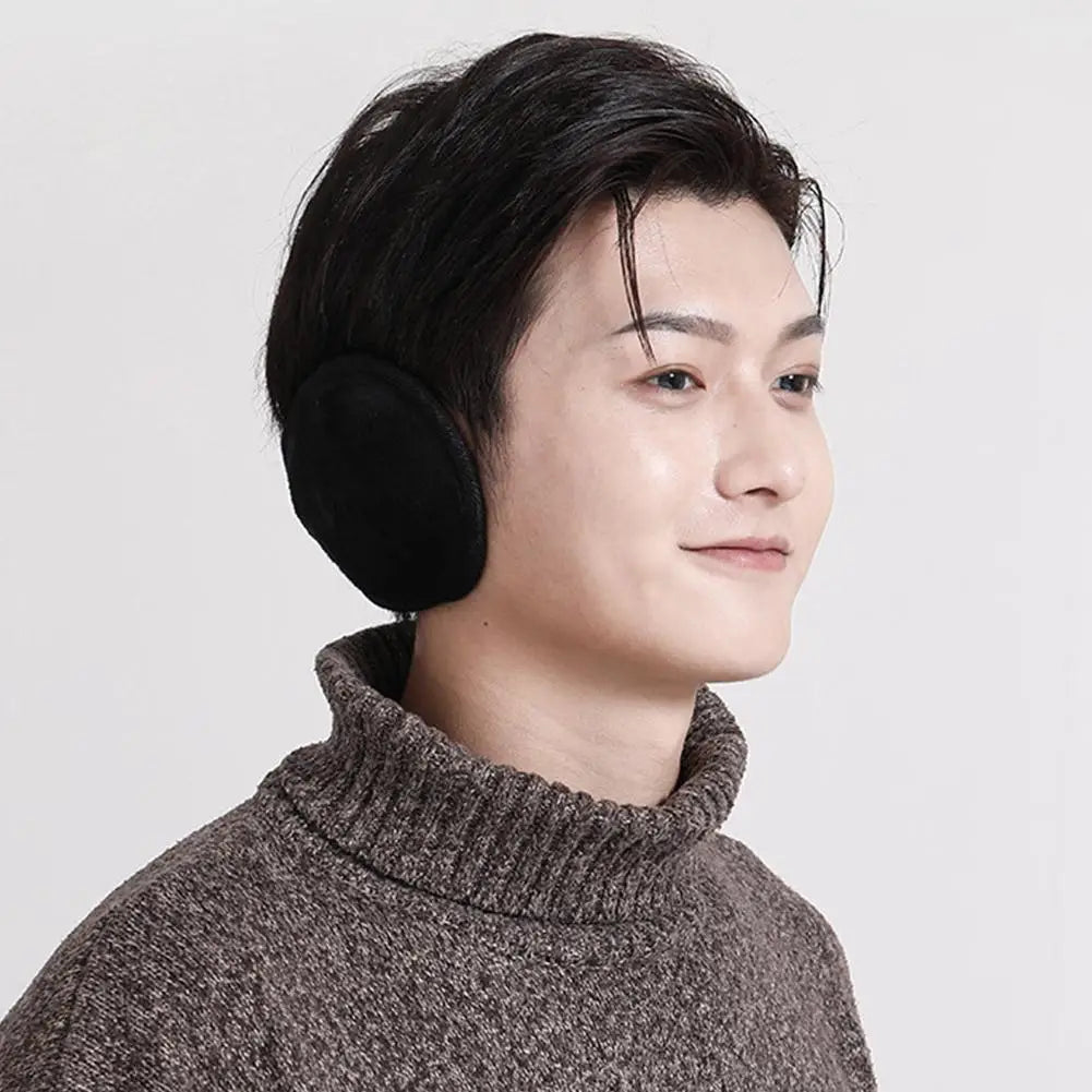 Thicken Winter Unisex Headphones Fleece Warmer Earmuff Warm Plush Cloth Ear Muffs Cover Earwarmers Earlap Warmer Ear Protector