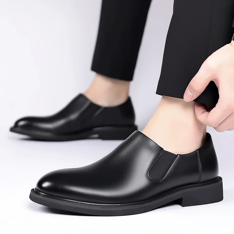 Zapatos formales italianos para hombre, zapatos de vestir de negocios de cuero para boda, zapatos Oxford para hombre, zapatos de oficina Scarpe Uomo Eleganti
