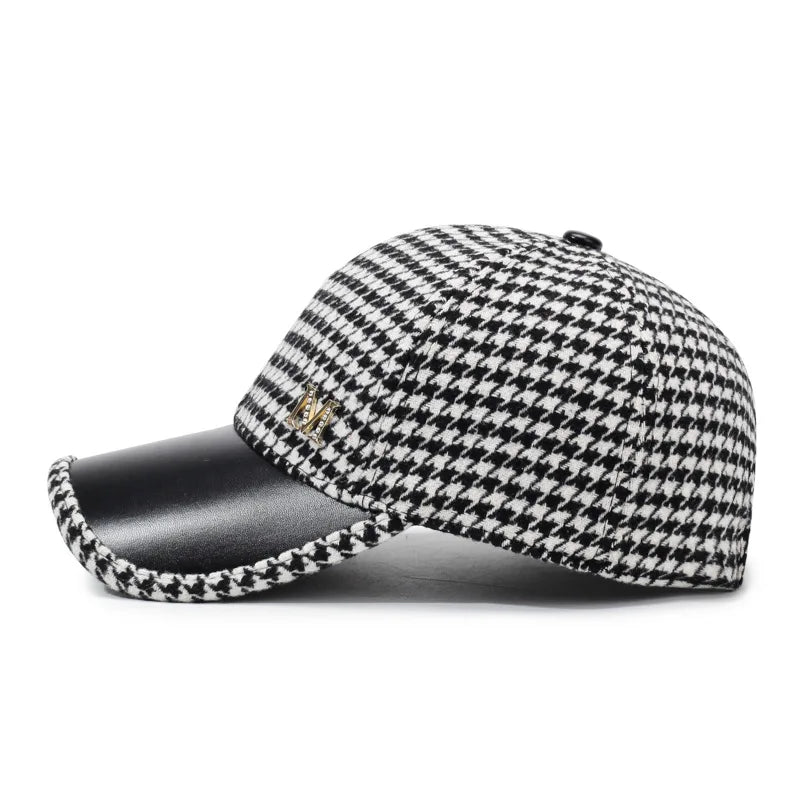 Houndstooth Baseball Cap