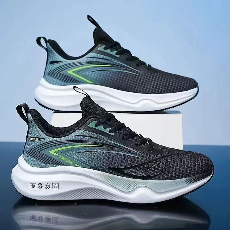 Nouvelles chaussures de course d'été pour étudiants de collège, baskets à amorti rebondissant, chaussures pour hommes