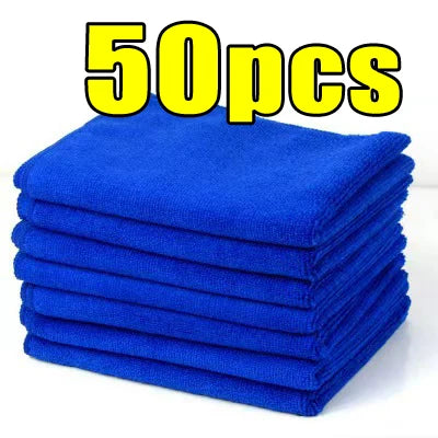 Paños de limpieza de microfibra Paños de microfibra sin pelusa Toallas de limpieza reutilizables con súper absorbencia para ventanas de automóviles