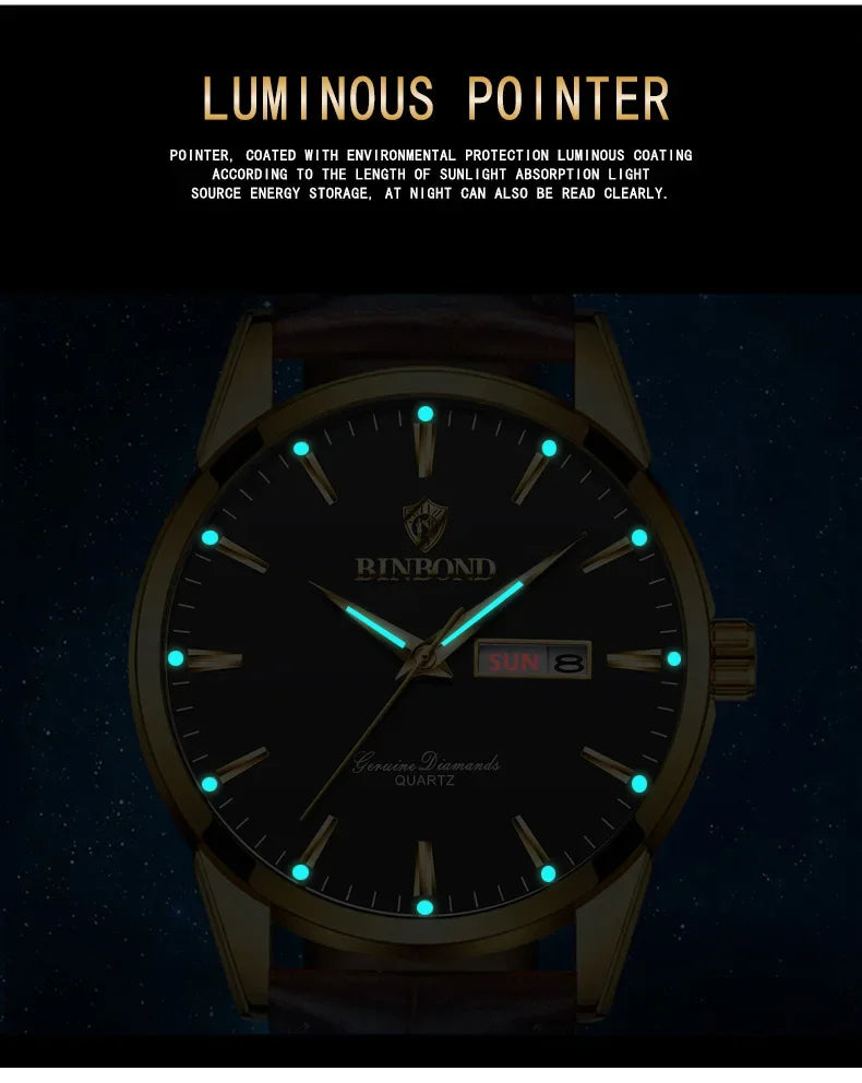 Hombre Reloj Superior Marca de Lujo Reloj de Pareja para Mujer Hombre Reloj Impermeable Calendario Masculino Relojes de Pulsera de Cuarzo Correa de Cuero Señoras