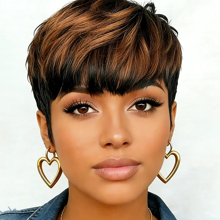 Perruque Pixie Blonde 150%