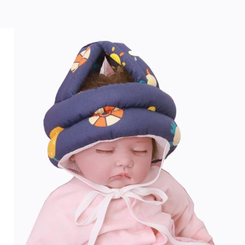 Gorro protector de cabeza para bebés, niñas y niños, para aprender a caminar, talla ajustable, protector de cabeza anticaídas, casco, protectores de cabeza para bebés