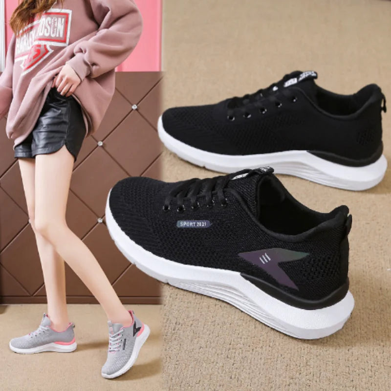 Women’s Lightweight Breathable Running Shoes for Spring Autumn Sports Casual Athletic Sneakers for Women Multifuntional Comfor