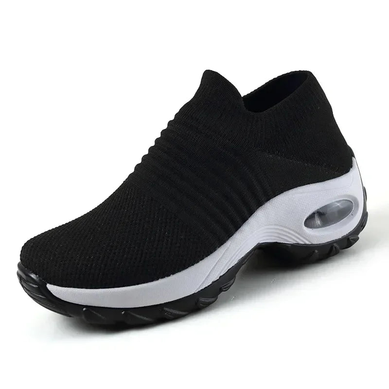 Zapatillas deportivas para mujer, versátiles, ortopédicas, con plataforma, zapatos informales para mujer, antideslizantes y resistentes al desgaste, tenis para mujer