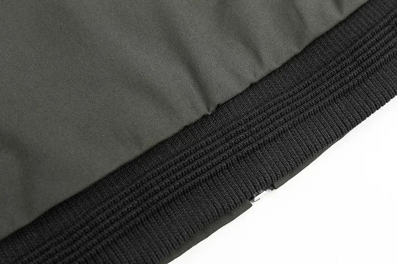 Chaqueta informal ligera para hombre, cortavientos deportivo con cremallera y bolsillos, ropa de primavera y otoño, chaquetas bomber para hombre