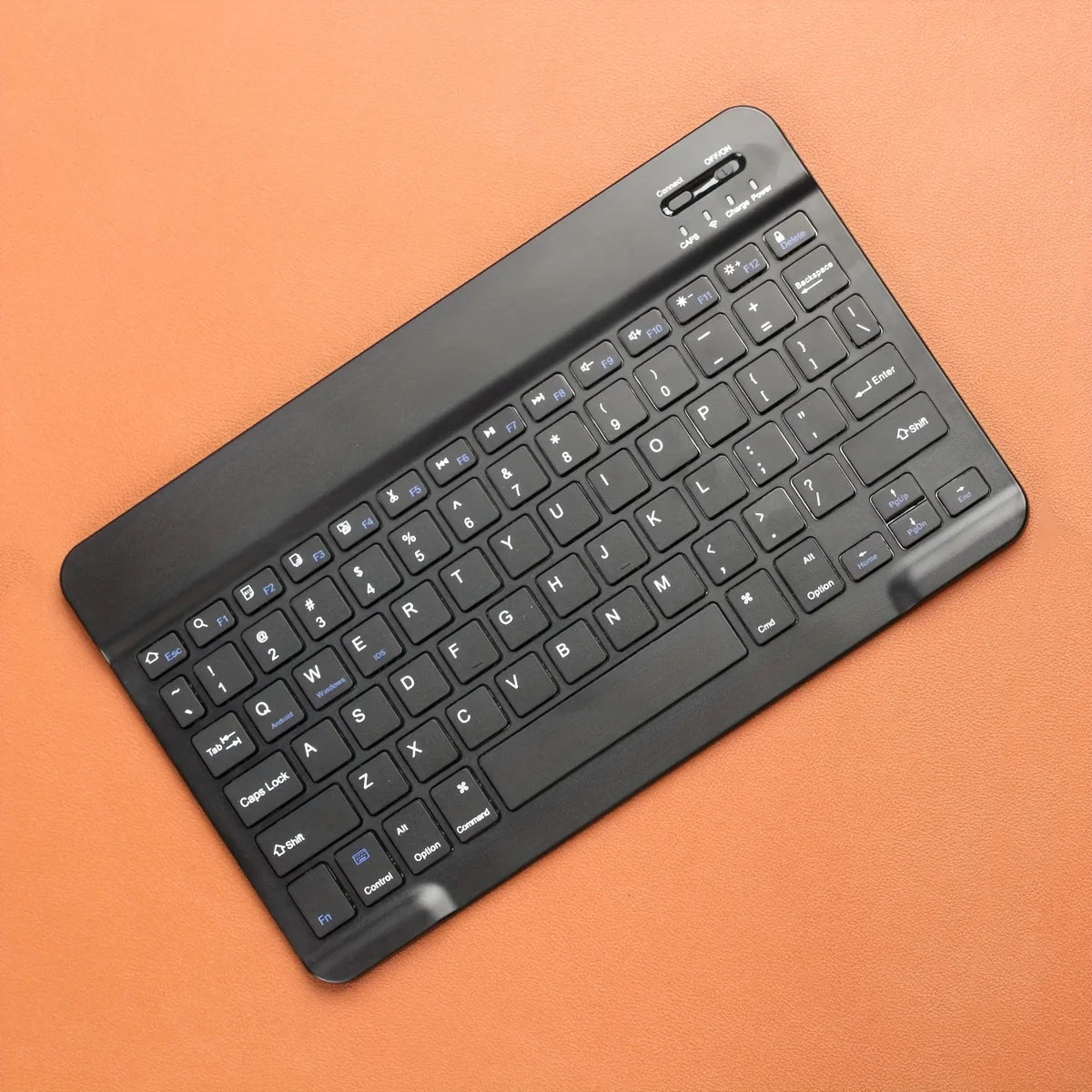 Trådløst tastatur Bluetooth-kompatibelt tastatur for Android IOS Windows Mini 78-tasters spilltastatur for PC iPad nettbretttastatur