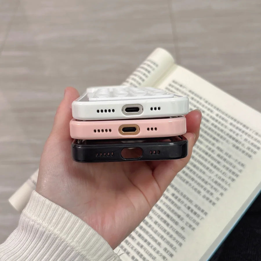 Coque de téléphone 3D avec ventouse et airbag pour iPhone 16, 15, 14, 13, 12, 11 Pro Max, XR, X, XS, 7, 8 Plus, transparente, antichoc