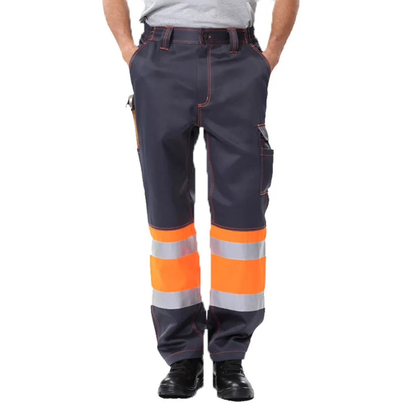 Beskyttelsesbukser for arbeid med flere lommer Arbeidsbukser Herre Arbeidsbukser Herre Arbeidstøy Cargobukser Reflekterende bukser