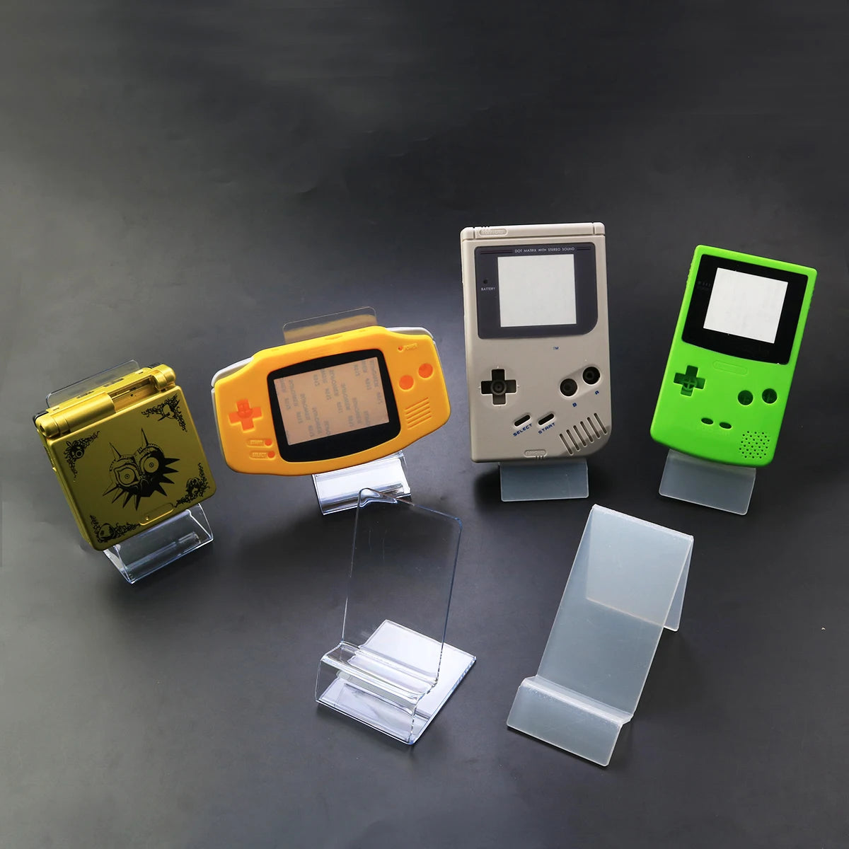1 soporte transparente para teléfono y Gamepad, soporte de exhibición portátil para Gameboy Advance GBA GBP GBC GBA SP PS5 PS4 Xbox One, parte de soporte