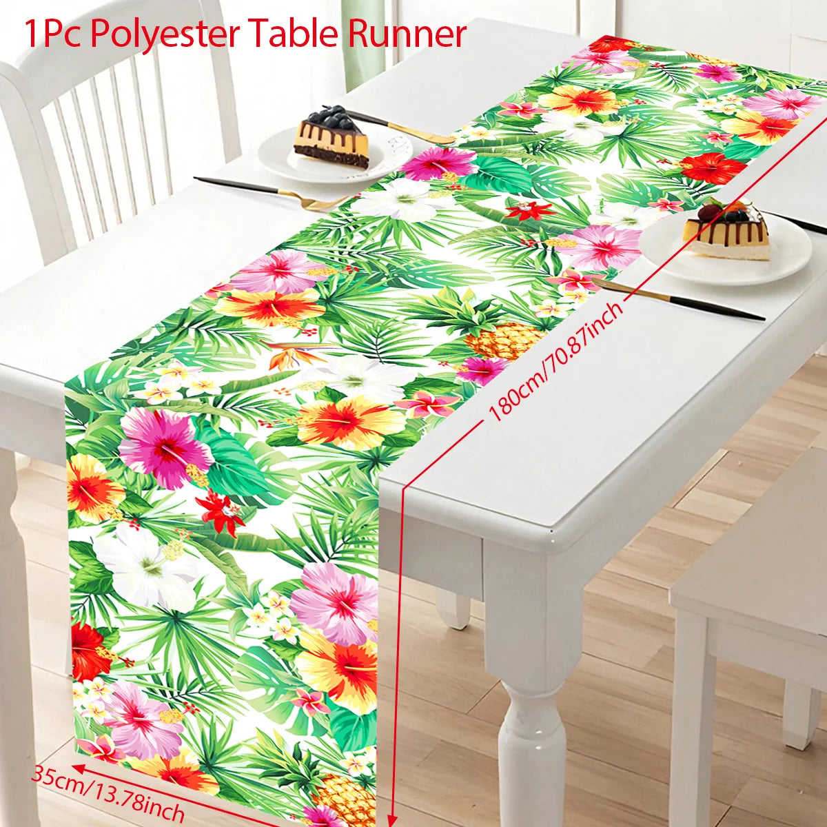Chemin de table guirlande hawaïenne Hawaii Luau Tropical Party Decor Kids Favors Vaisselle ALOHA Summer Beach Birthday Party Supplies
