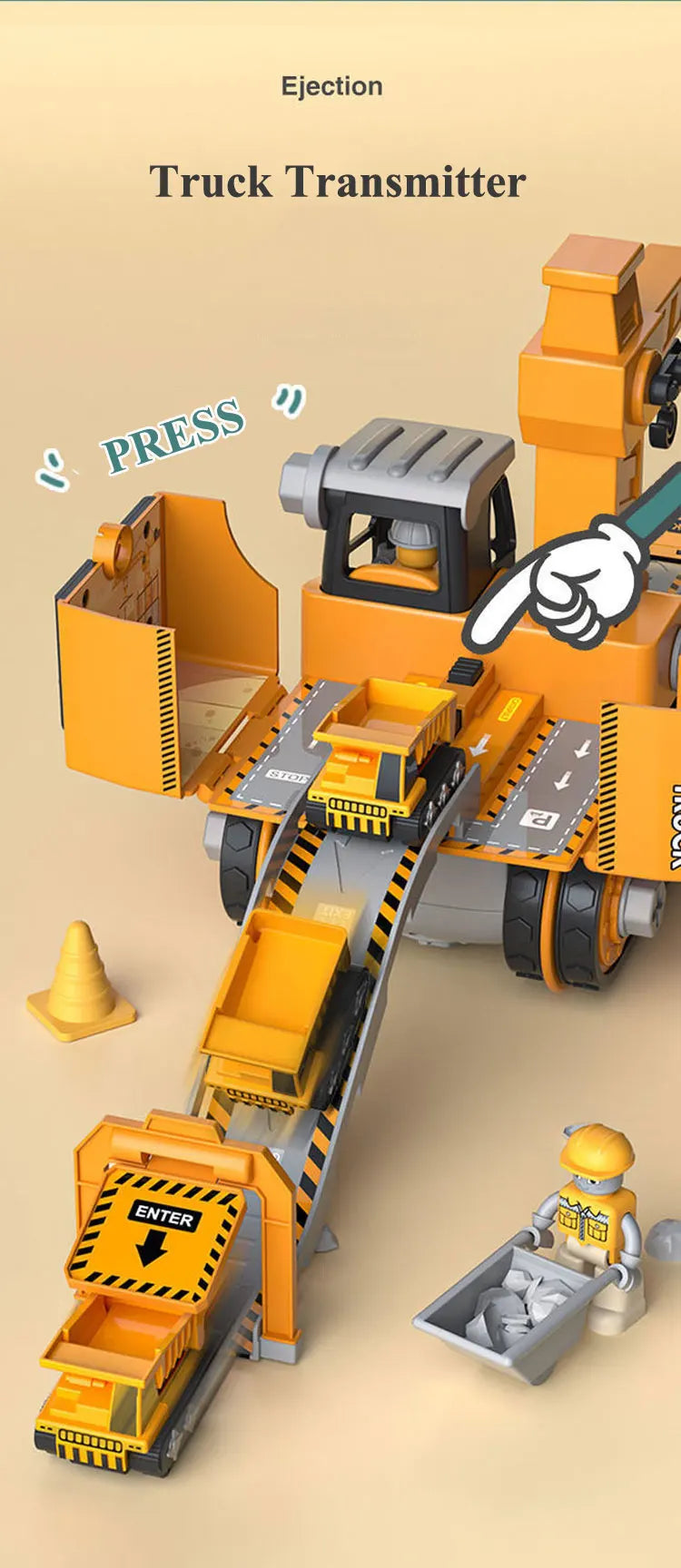 Jouets pour enfants, véhicule d'ingénierie, perceuse électrique, outils, ensembles éducatifs assemblés, outils pour garçons, cadeau de construction d'écrous