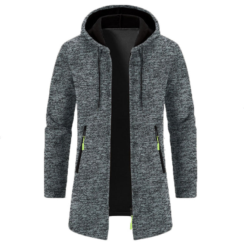 Sudaderas para hombre - Sudaderas con capucha de manga larga para hombre - Sudadera con capucha y cremallera para hombre - Abrigo de invierno oversize para hombre - Suéter negro