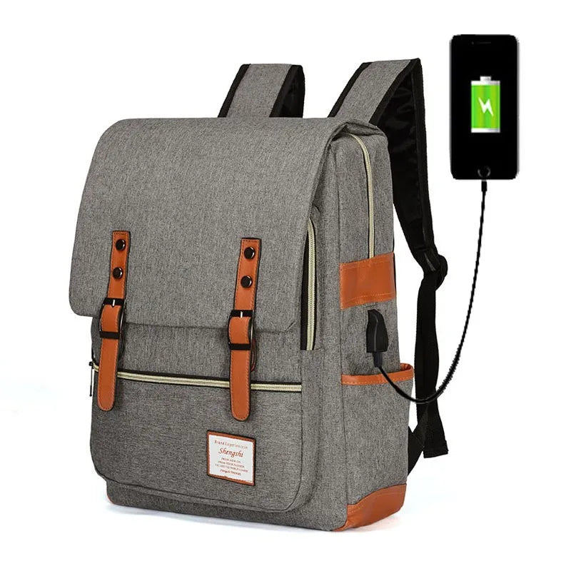 Backpack, Casual Large-Capacity Laptop Bag, Student School Bag, Multi-Functional Bag, Outdoor Travel Backpack, Unisex Bag