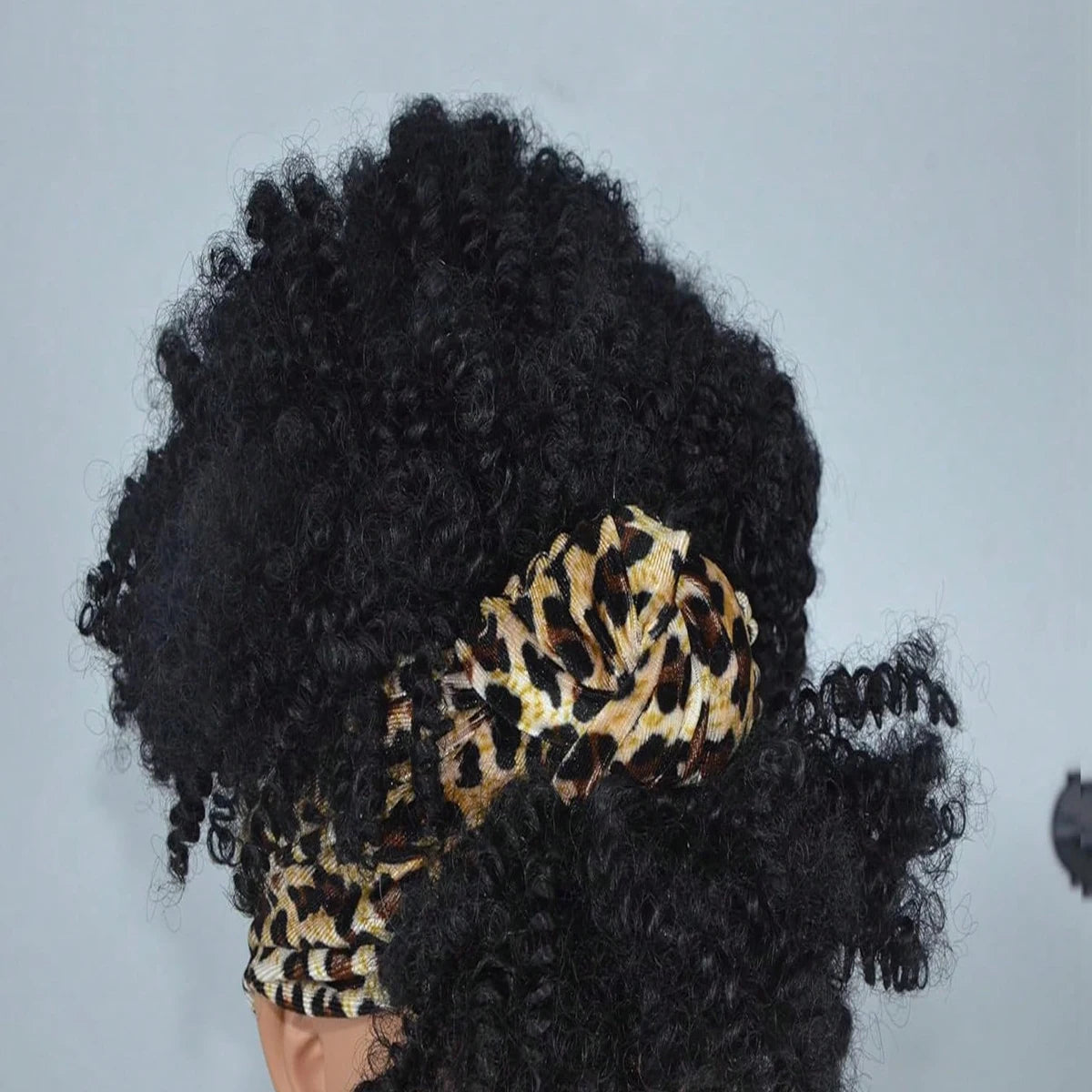 Kinky Curly Headband Wig