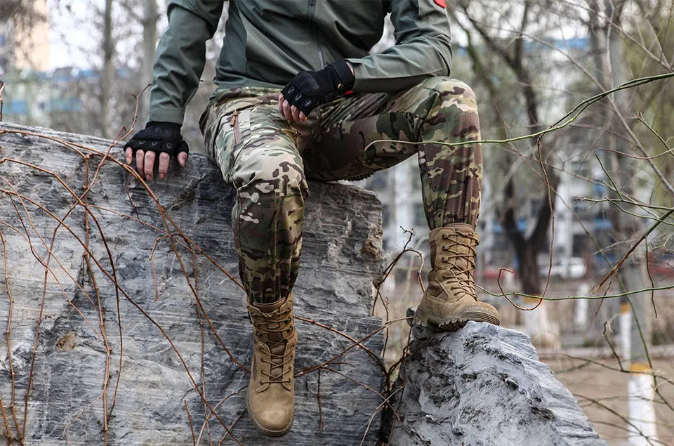 Zapatillas de Senderismo Impermeables para Hombre, Calzado de Trekking, Zapatillas de Senderismo Marrones de Alta Calidad, Botas Masculinas para Hombre