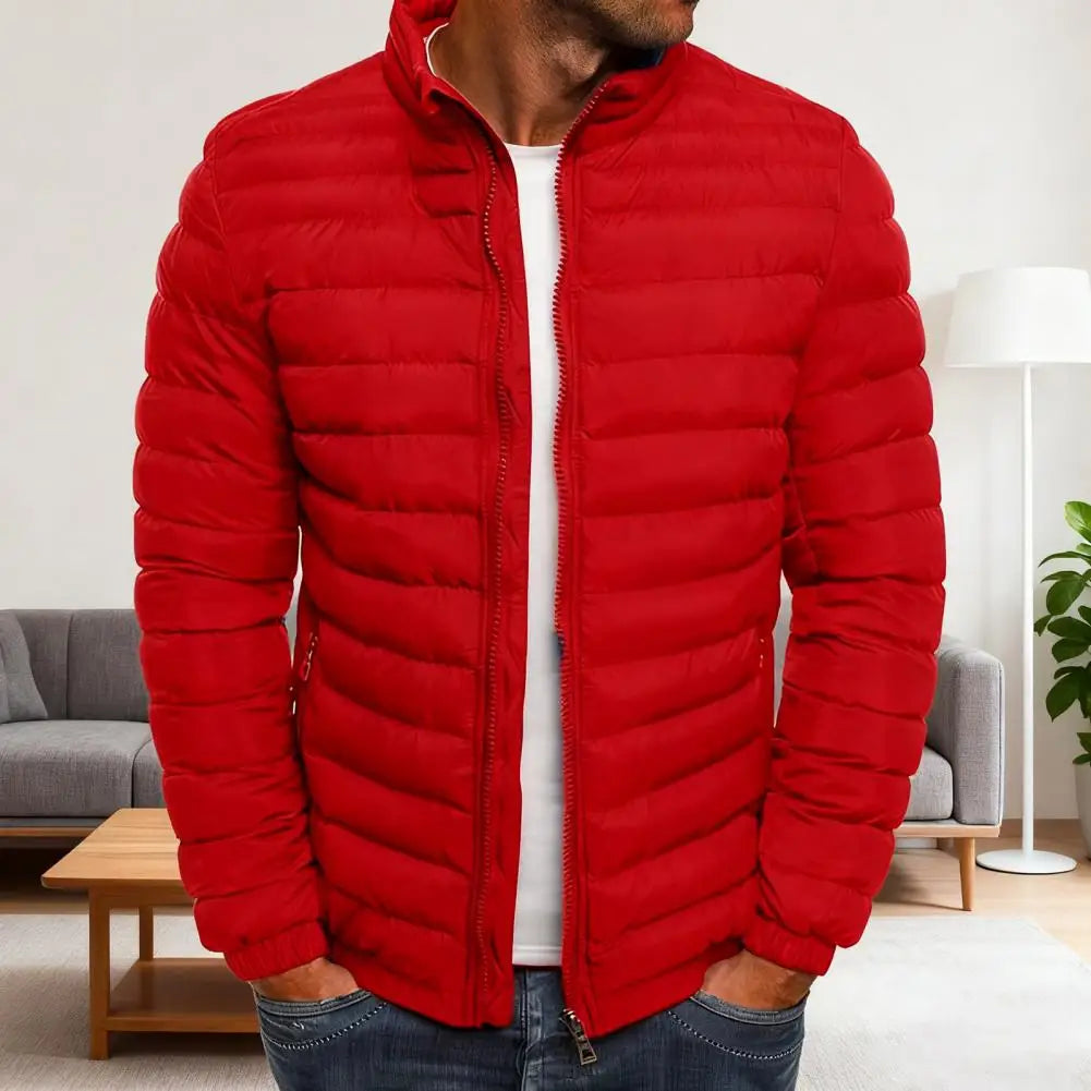Men’s Stand Collar Puffer Jacket