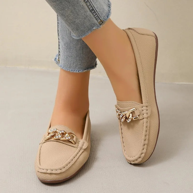 Zapatos de mujer, verano, nuevos, suela plana, zapatos individuales con suela suave y cómoda, transpirables, zapatos casuales, mocasines, zapatillas de mujer.