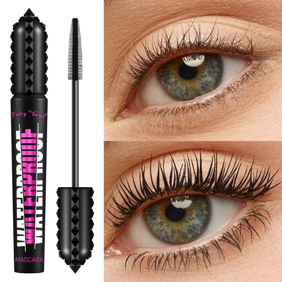 Máscara de pestañas negra impermeable para todos los productos de maquillaje alargadores, extensión de pestañas, máscara de pestañas, efecto 4D, cosméticos coreanos